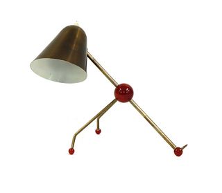 A desk or wall lamp,