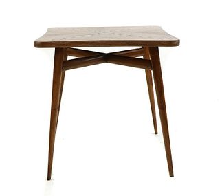 A Gio Ponti oak table,