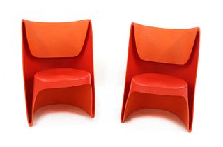 A pair of 'None Rota' chairs,