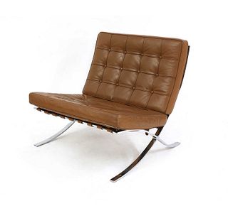 A 'Barcelona' lounge chair,