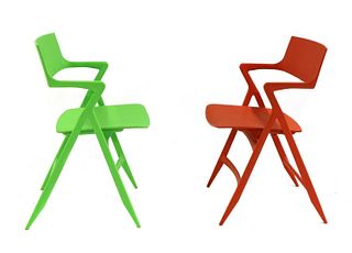 Two 'Dolly' folding chairs,