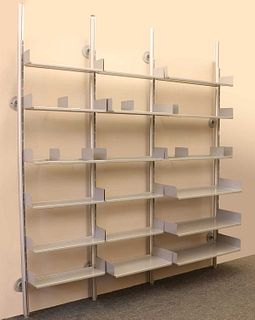 A collection of spare '606 Universal' shelving system items,