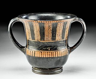 Greek Attic Sessile Pottery Kantharos, Saint-Valentin