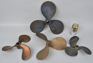 Group Four Bronze Three Blade Ship Propellers
