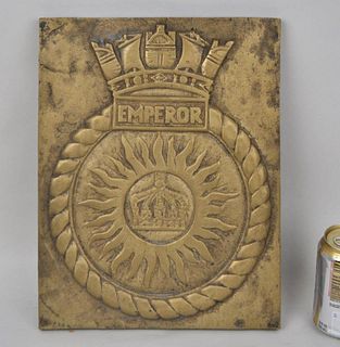 Bronze Badge Form Plaque "Emperor"