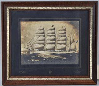Early Marine Photo Clipper Ship, William Hester