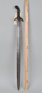 Qajar Indo-Persian Etched Blade Sword