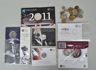 Group U.K. Royal Mint Collectable Coins