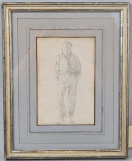 Framed Drawing Standing Man