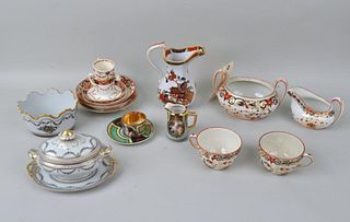 13 Various English/Continental Porcelain Wares