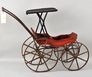 Antique Surrey Doll Pram/Carriage