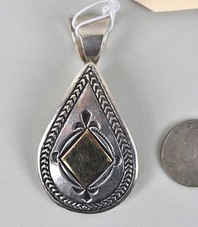 Native American Stamped Pendant