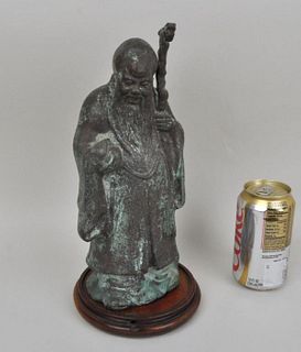 Chinese Bronze Figure Of Shou Lao