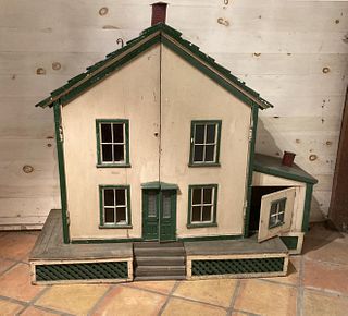 Very Large Vintage Three Story Dollhouse