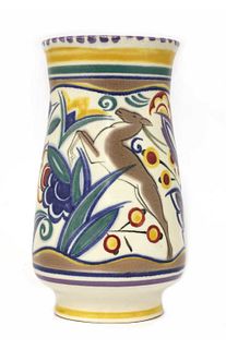 A Poole Pottery vase,