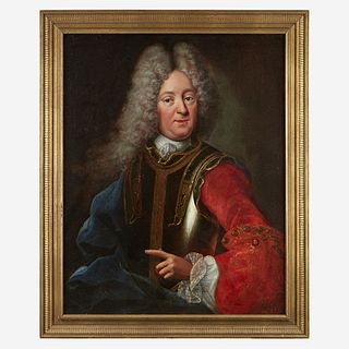 Circle of Robert Levrac-Tournières (French, 1667–1752) Portrait of a Gentleman in Armor, Bust-Length