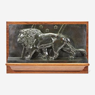 After a Model by Antoine-Louis Barye (French, 1796-1875) Lion de la Colonne de Juillet, Premier Projet