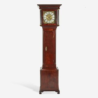 A George I Mahogany Tall Case Clock Henry Burges, early 18th century