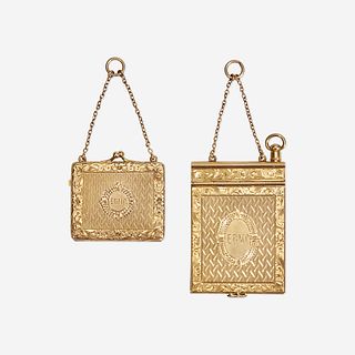 Two Victorian Gold Pendants Late 19th century
