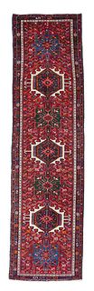 Vintage Persian Karajeh Long Rug, 2'8" x 9'6"
