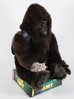 Congo Movie Misty Rosas Signed Amy the Gorilla Toy