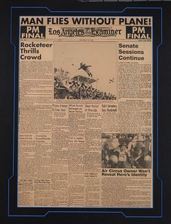 Screen Used The Rocketeer Los Angeles Newspaper