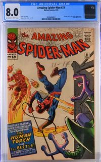 Marvel Comics Amazing Spider-Man #21 CGC 8.0