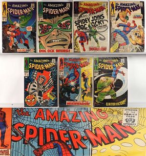 7PC Marvel Comics Amazing Spider-Man #49-#60 Group