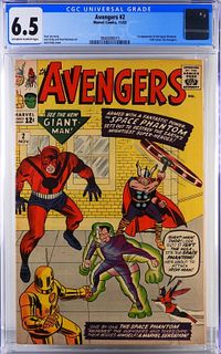 Marvel Comics Avengers #2 CGC 6.5
