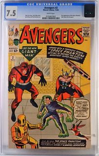 Marvel Comics Avengers #2 CGC 7.5
