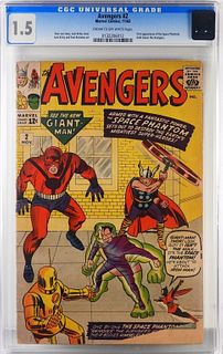 Marvel Comics Avengers #2 CGC 1.5