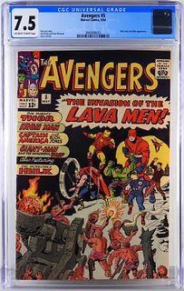 Marvel Comics Avengers #5 CGC 7.5