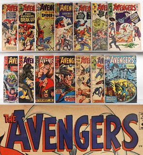 14PC Marvel Comics Avengers #6-#73 Group