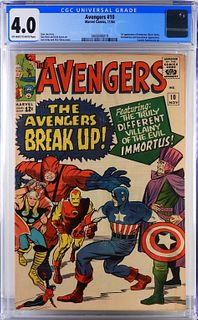 Marvel Comics Avengers #10 CGC 4.0