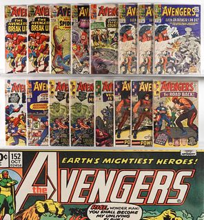 23PC Marvel Comics Avengers #10-#58 Group