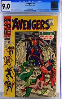 Marvel Comics Avengers #47 CGC 9.0
