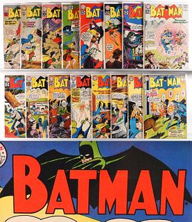 40PC DC Comics Batman #138-#201 Group