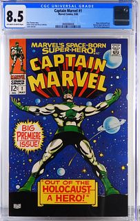 Marvel Comics Captain Marvel #1 CGC 8.5