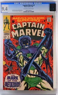 Marvel Comics Captain Marvel #5 CGC 9.4