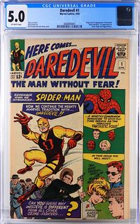 Marvel Comics Daredevil #1 CGC 5.0