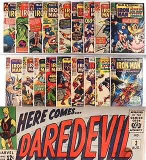 18PC Marvel Comics Daredevil #3-#40 Group