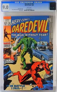Marvel Comics Daredevil #50 CGC 9.0