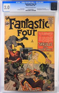 Marvel Comics Fantastic Four #2 CGC 2.0