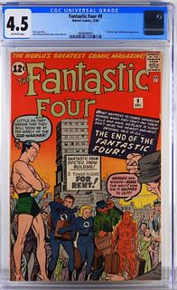 Marvel Comics Fantastic Four #9 CGC 4.5