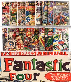 24PC Marvel Comics Fantastic Four #31-#77 & KS