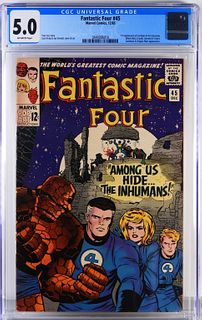 Marvel Comics Fantastic Four #45 CGC 5.0