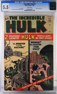 Marvel Comics Incredible Hulk #4 CGC 5.5