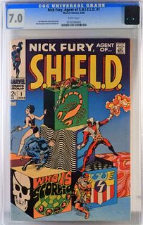 Marvel Comics Nick Fury Agent of SHIELD #1 CGC 7.0