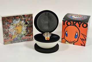 2PC Japanese Pokemon Tokyo Center Watch & CD