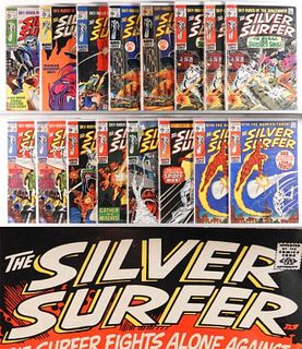 21PC Marvel Comics Silver Surfer #5-#18 Group
